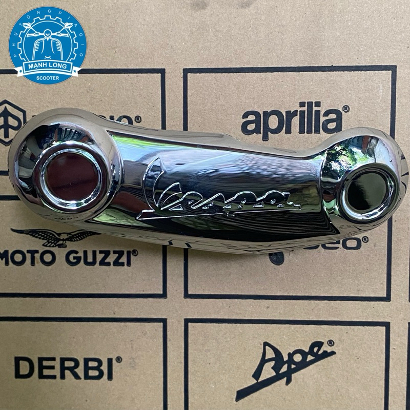 ที่หุ้มส้อมชุบโครเมียม Vespa Sprint 3v ที่หุ้มส้อม 1C0008405 (ของแท้)
