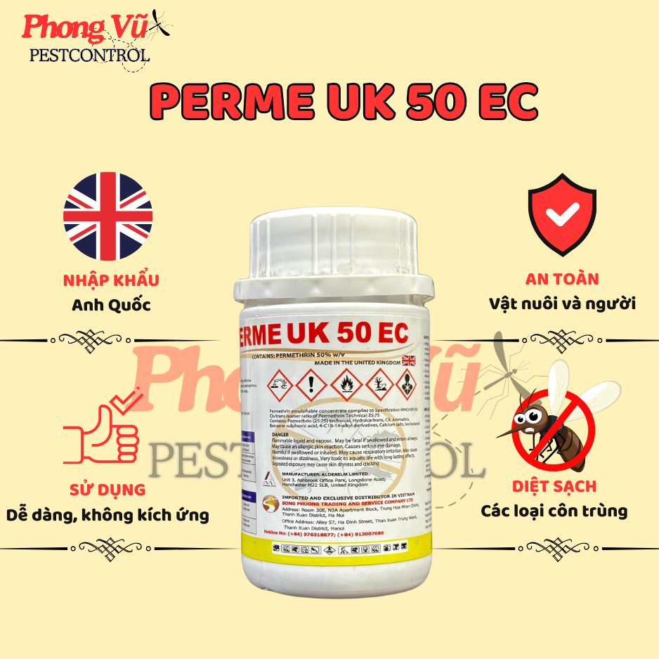 Uk สินค้านําเข้า Perme Uk 50EC- 100ml