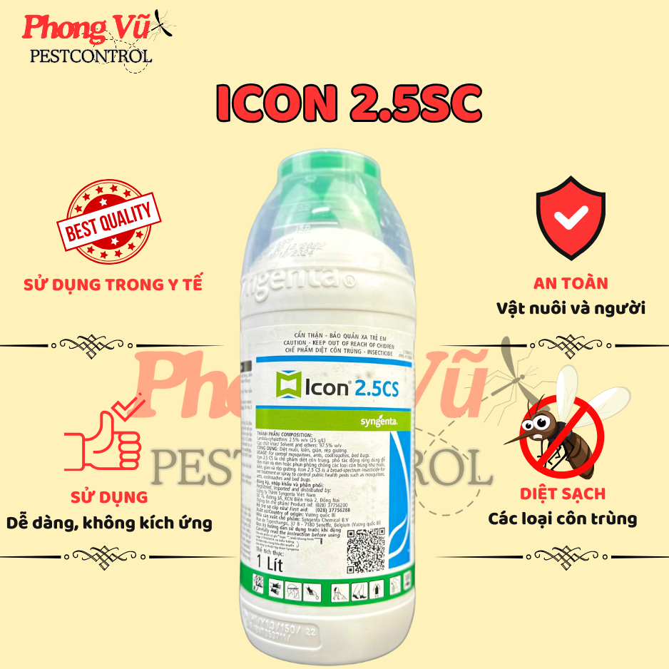 Icon 2.5Sc ผลิตภัณฑ์ไร้กลิ่น ขวด 1000ml
