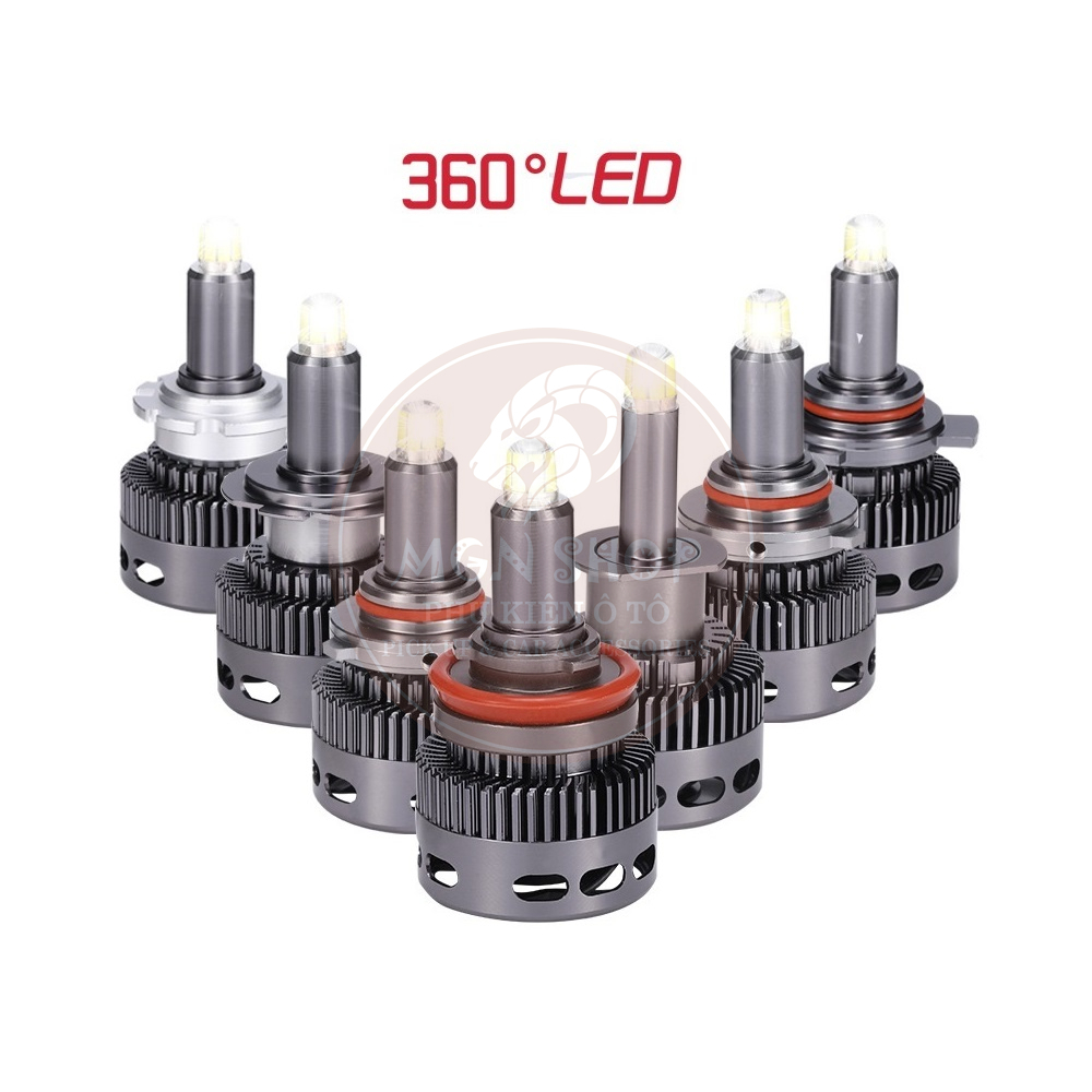 [ไฟ LED 360 องศา] [30W] [H1 H3 H7 H8/H11/H16 HB3/HB4 HIR2/9012 D1/D2/D3/D4 D2H] สําหรับรถยนต์และรถมอ