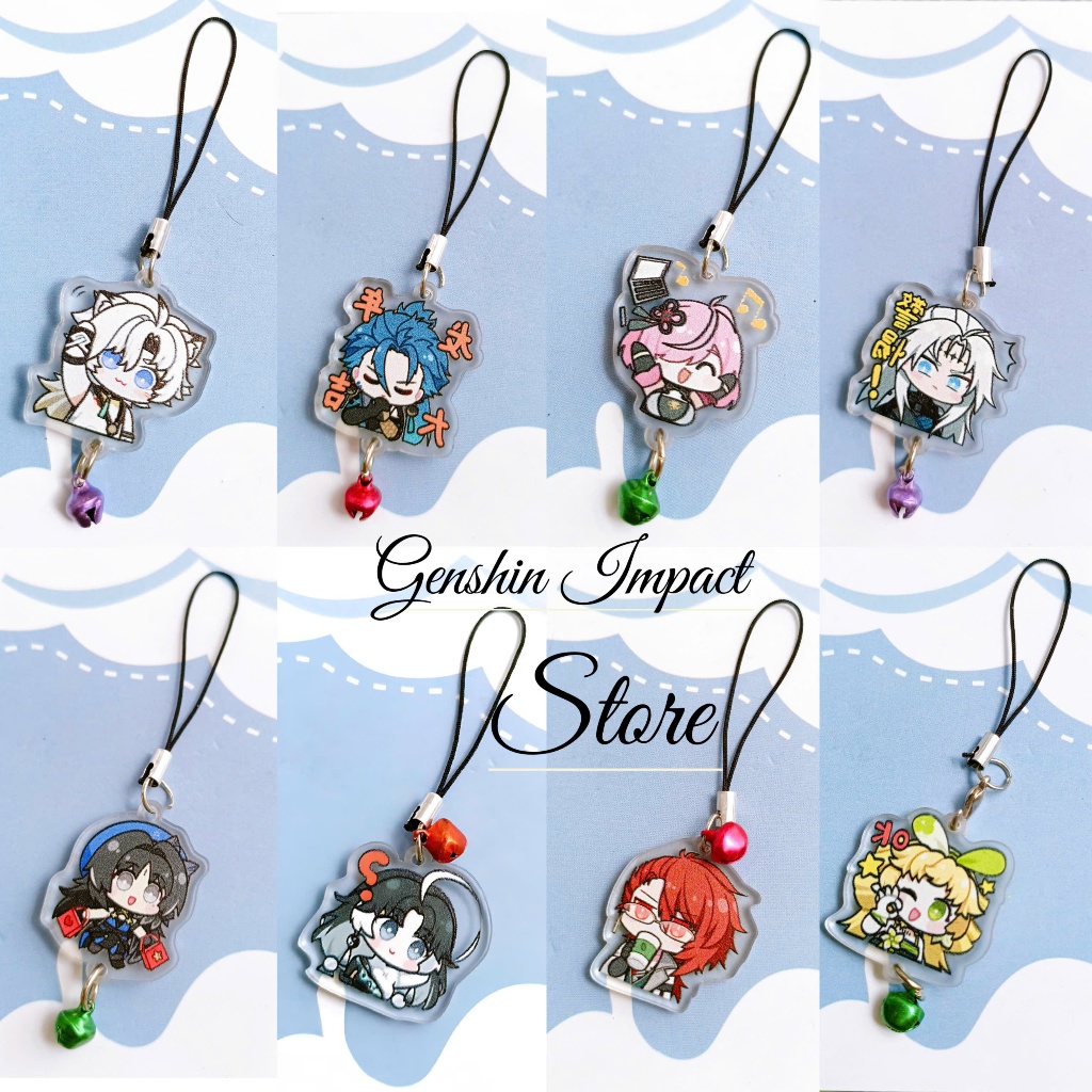 ที่วางโทรศัพท์และพวงกุญแจ Wuthering Waves