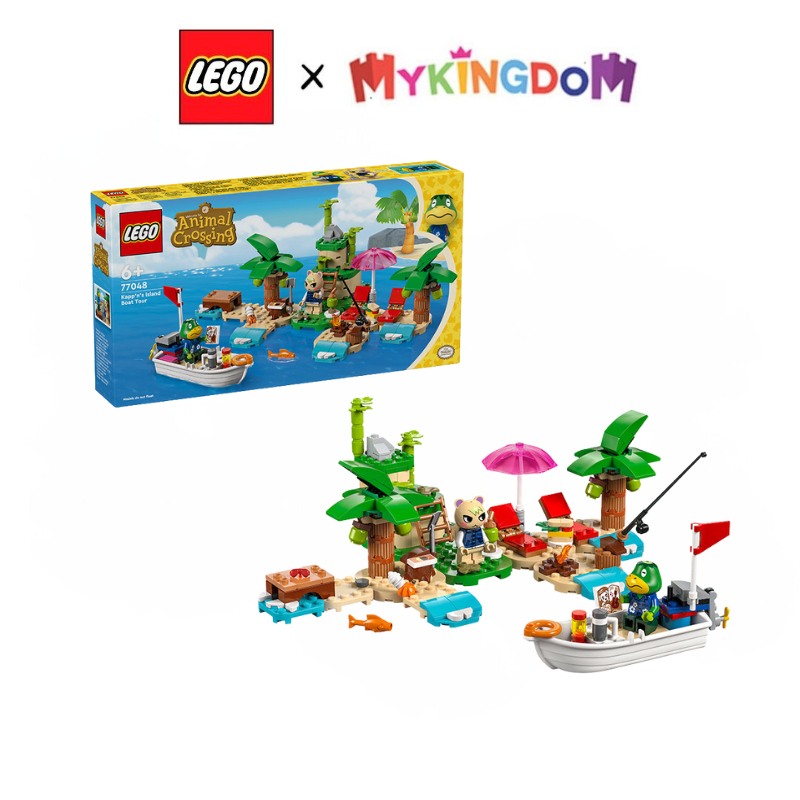 ของเล่นประกอบเกาะของ Kapp และ Lego Animal Crossing 77048 เรือตกปลา (233 ชิ้นส่วน)