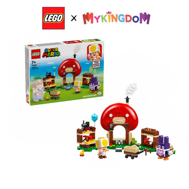 คางคก Lego Super Mario 71429 Pizza Shop Assembly Toy (230 ชิ้น)