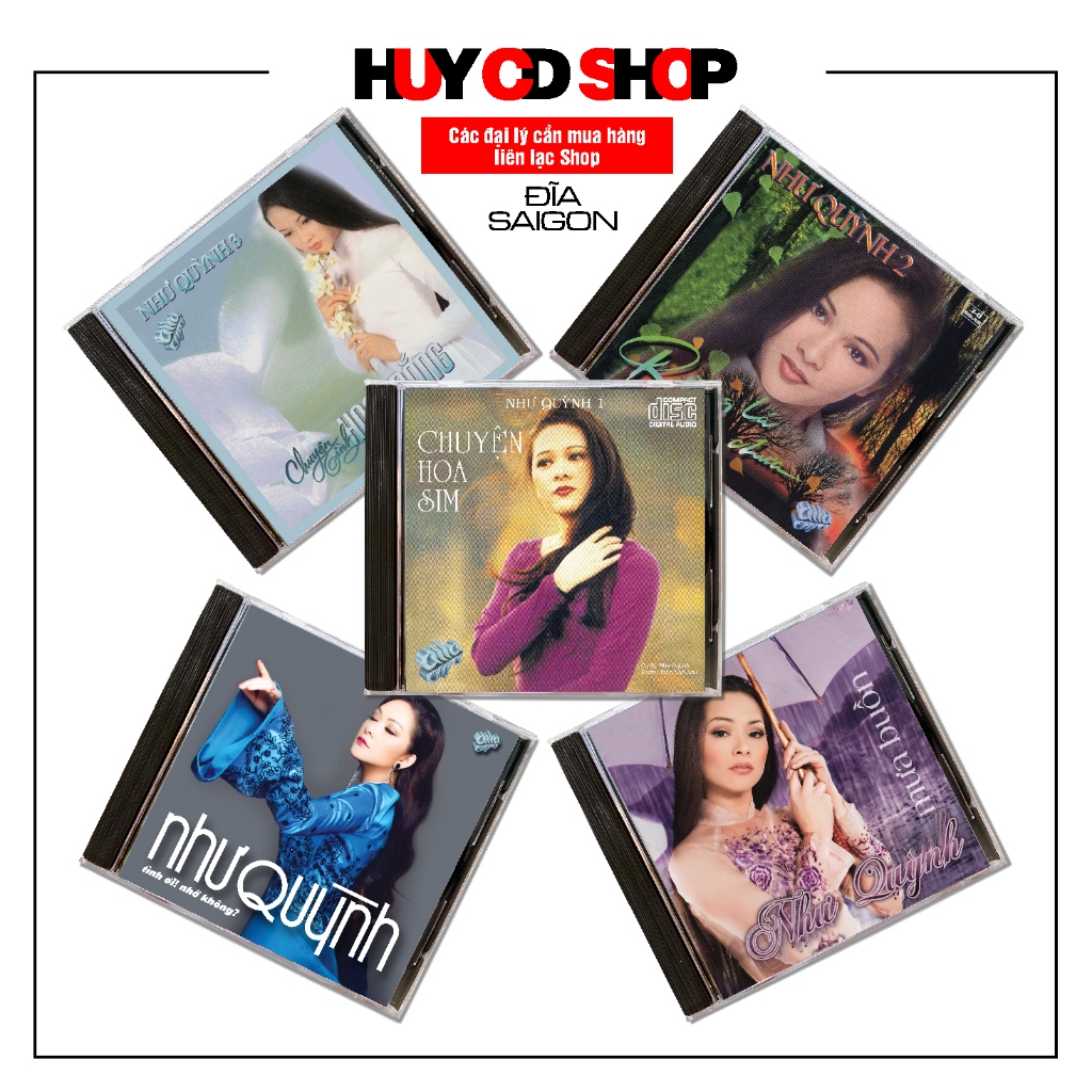 Nhu Quynh Asia CD ร้องเพลงเพลงทอง Bolero แผ่นสีขาว