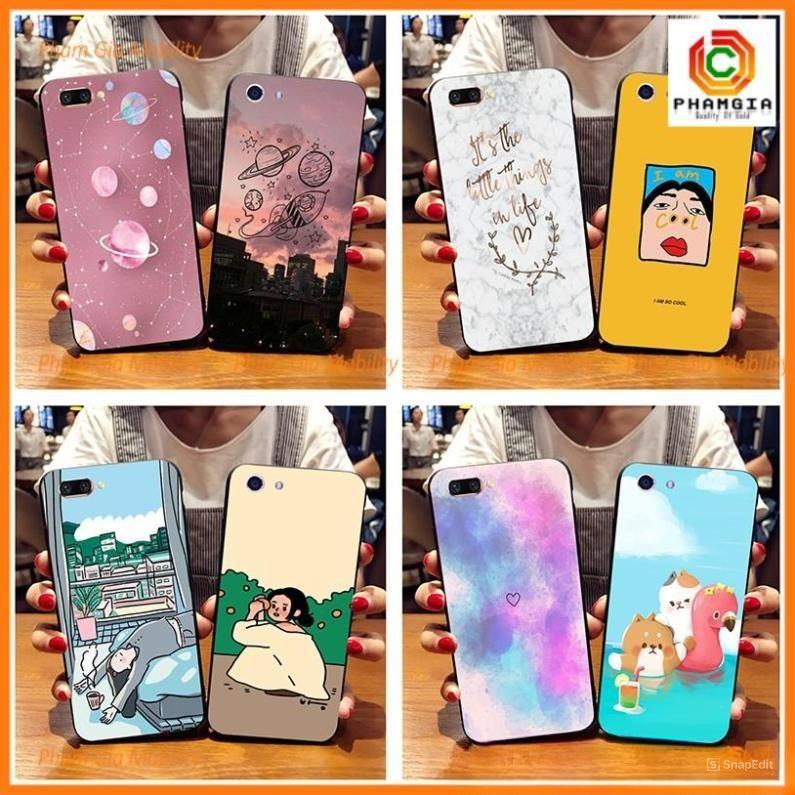เคสกระจกสําหรับ Oppo a71, a83/a1, a39/a57/f3lite, a3s (a5) (realmec1), A1k realme c2