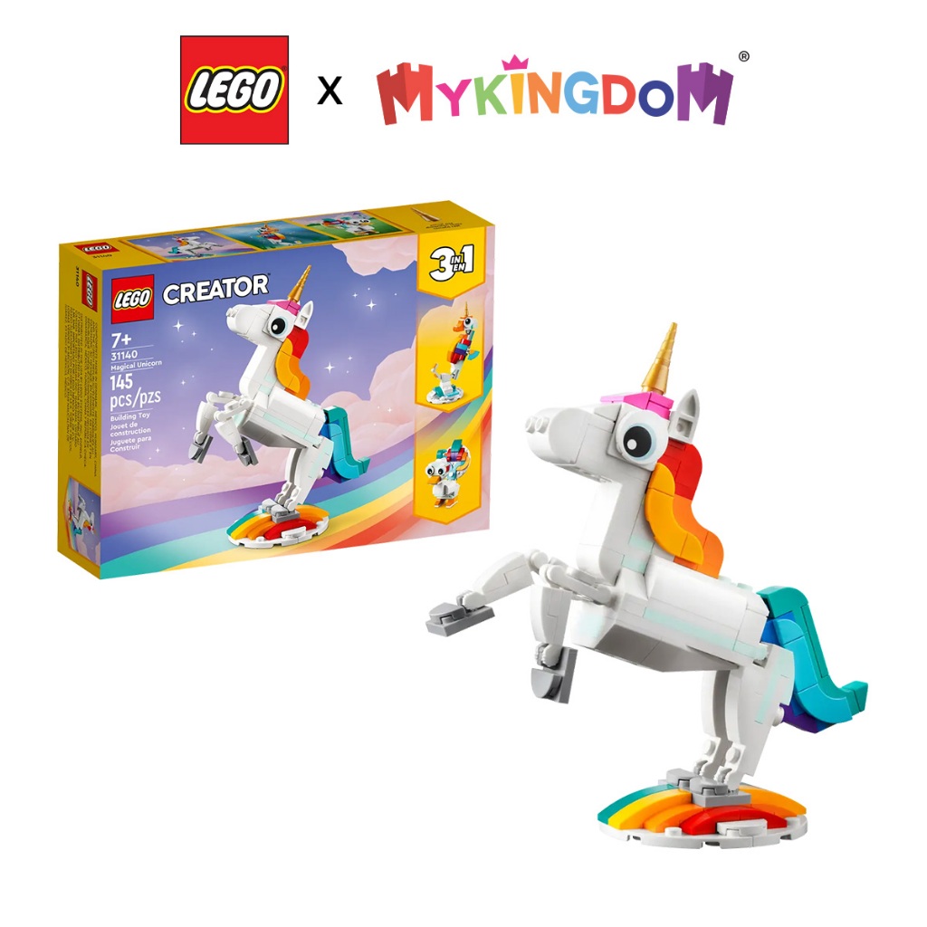 LEGO Unicorn Colourful Assembly Toy 31140 (145 ชิ้น)