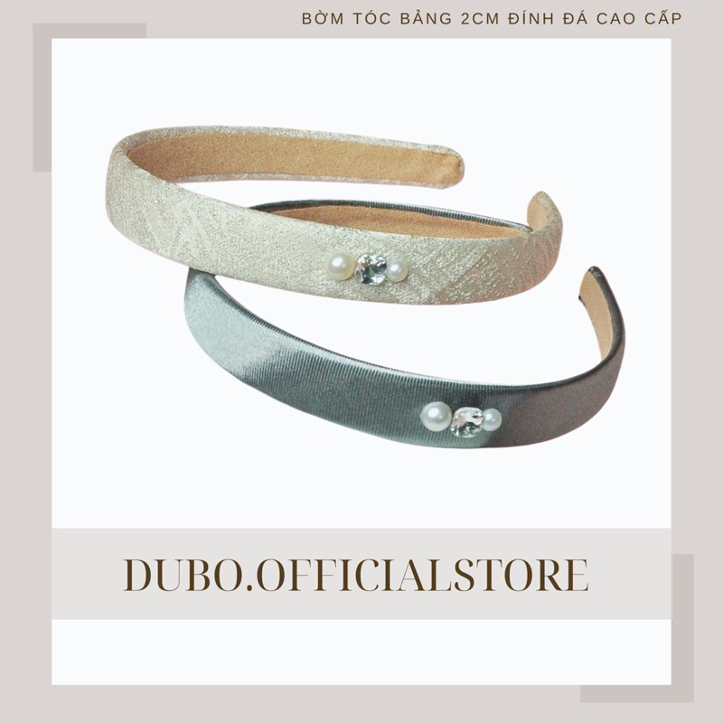 อบ 2ซม ที่คาดผม ติดหิน ดีไซน์เรียบ หรู บาท81