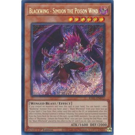 [KW2 Yugioh] [EN-UK] การ์ด Blackwing - Simoon the Poison Wind - RA01-EN012