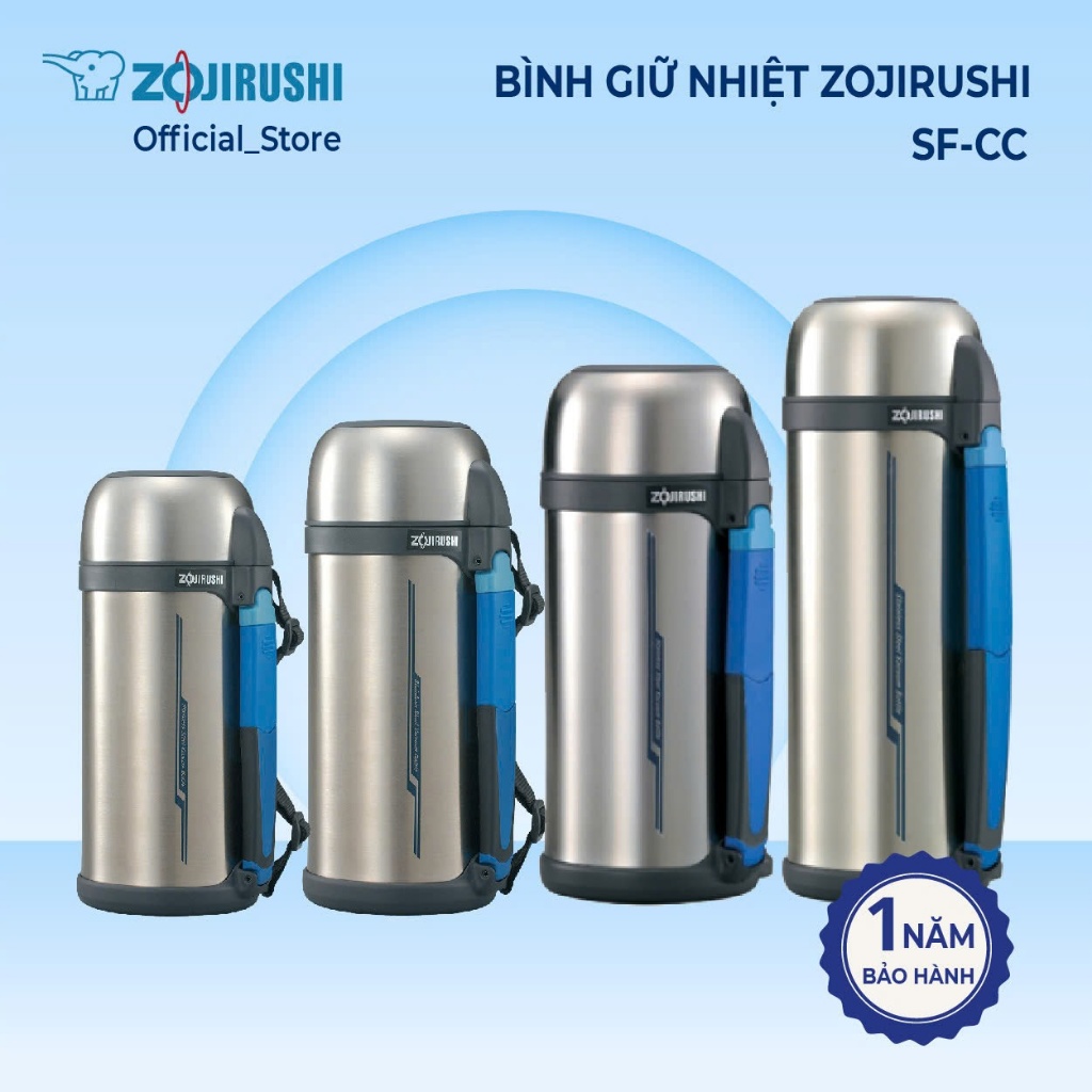 Zojirushi SF-CC13/SF-CC15/SF-CC18/SF-CC20 กระติกน้ําร้อนสองเพศ ความจุ 1.5L/1.8L/2L เก็บความร้อนได้ 1