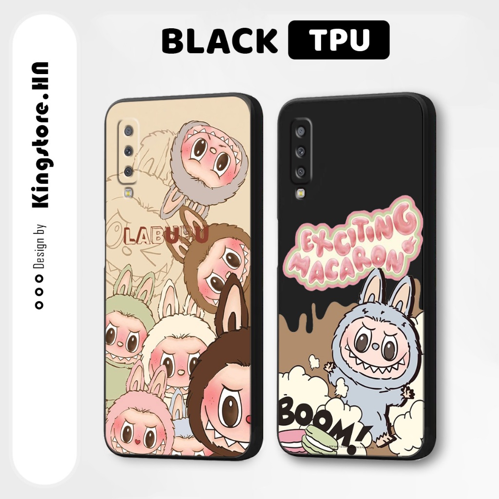 เคส Samsung A7 2018 / A9 2018 - เคส TPU พิมพ์ลาย Labubu คุณภาพ ของเล่นศิลปะคุณภาพสูง