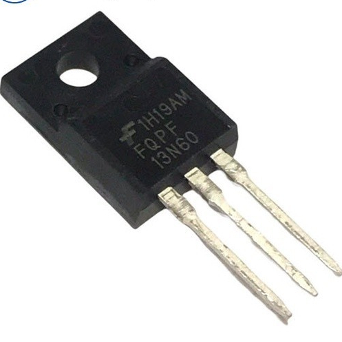 Mosfet N-Channel FQPF13N60C 13N60 13NM60 600V 13A TO-220 ด้านหลังพลาสติก