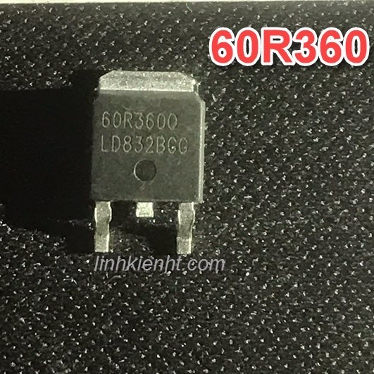 ส่วนประกอบมอสเฟสต์ N-channel 60R360P IPD60R360Q 60R360 11A 650V Paste