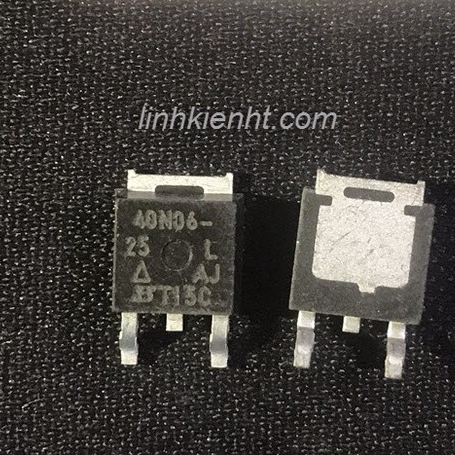 กระเป๋า 5 ใหม่ 40N06 40N06-25L Mosfet Channel-N 60V 30A TO-252