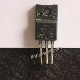 COMBO 5 MOSFET STF40NF20 40NF20 40N20 TO-220 N Channel 40A 200V ถอดประกอบ
