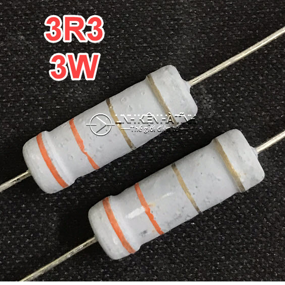 ถุงตัวต้านทาน 10 ชิ้น 3W 3R3 3.3R 3W