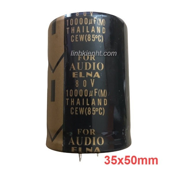 คุณภาพ ELNA 10000uf 80V ตัวเก็บประจุไฟฟ้า 35x50mm