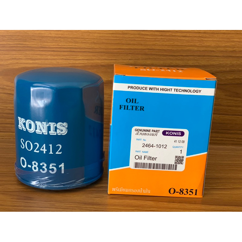 O-8351 / S02412 / C-2906 / กรองน้ํามัน HYUNDAI SOLATI/ PORTER 2/ N200-N250 STAREX/ KIA K165, K200, K