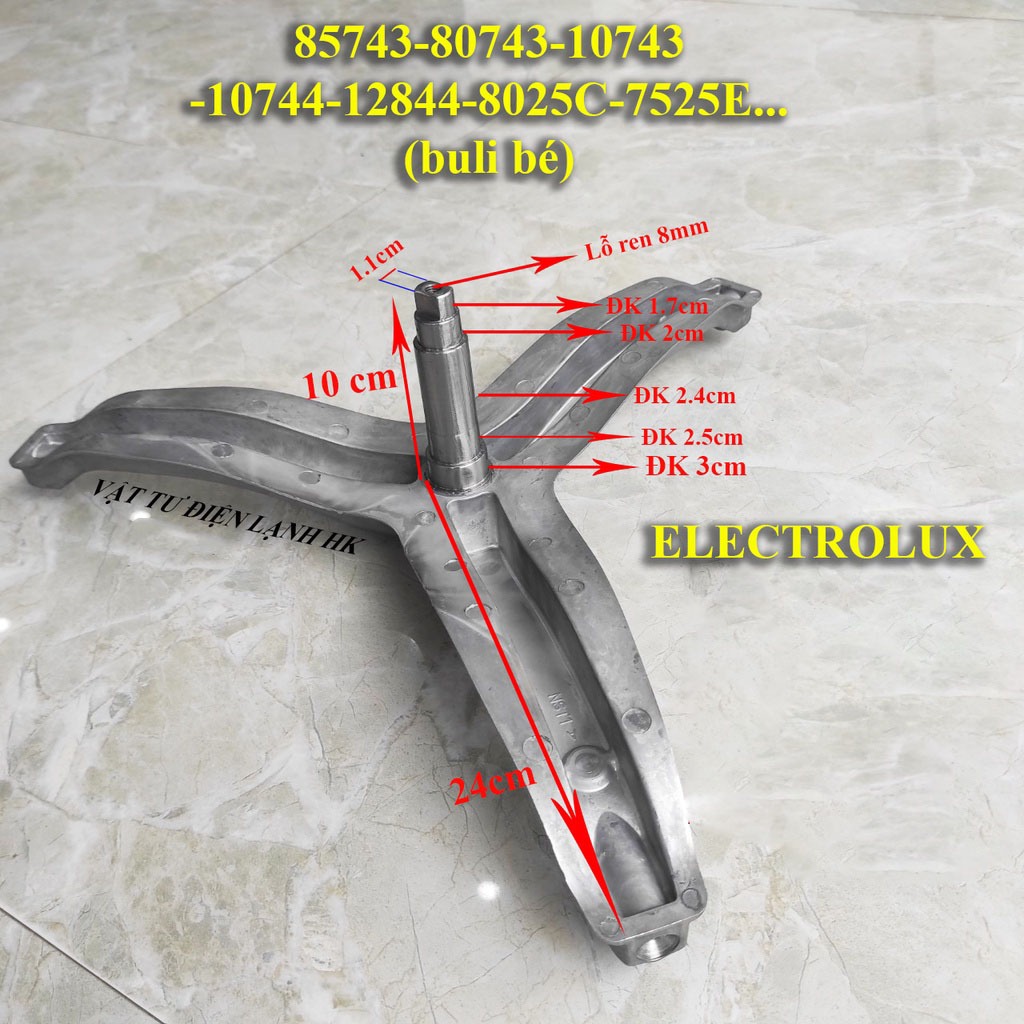 Electrolux เครื่องซักผ้าส้อมเพลาแนวนอนกลอง EWF 85743 80743 107443 10744 12844 8025C 7525E ELECTRIC ป