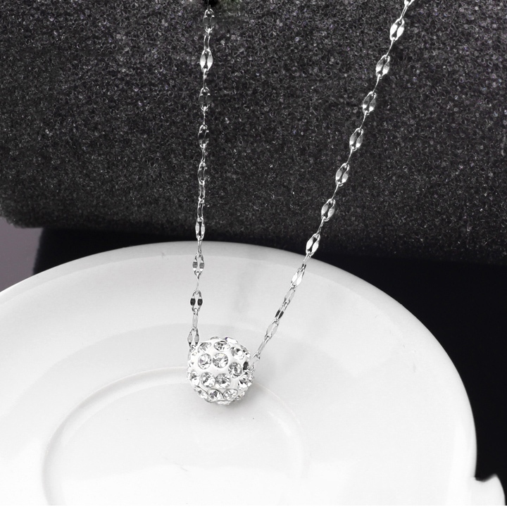 สร้อยคอผู้หญิงสแตนเลสสีดําราคาถูก HCM - PT_DCN_27