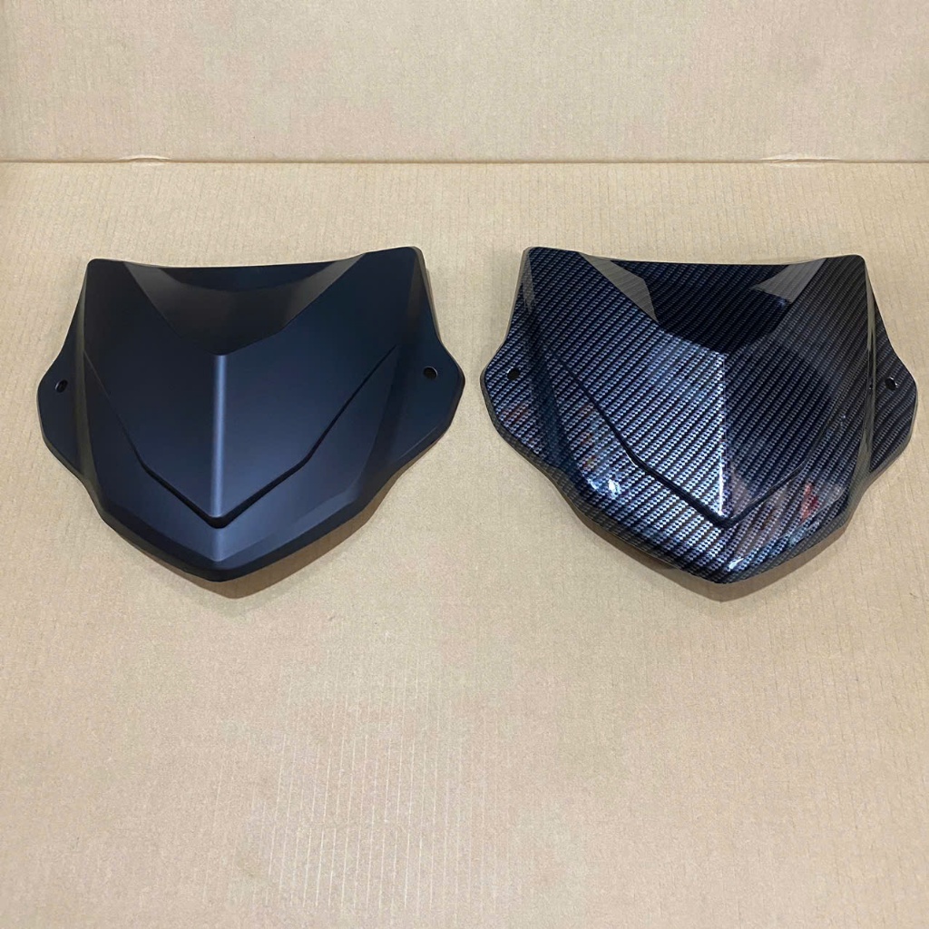 (ภาพจริง วิดีโอจริง) กระจกบังลมสําหรับ Ex155 Exciter 155 สไตล์ Matte Black และ Carbon