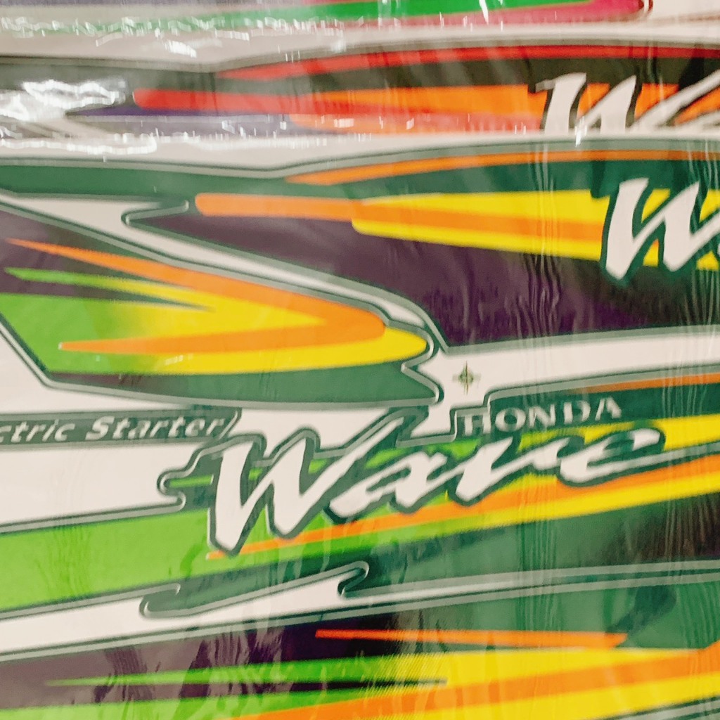 ชุดสติ๊กเกอร์ติดรถยนต์ Wave 110 1998 ในทุกสี LIKE ZIN
