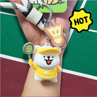 CUTE BADMINTON DOG KEYCHAIN SUPER PREMIUM GIFT