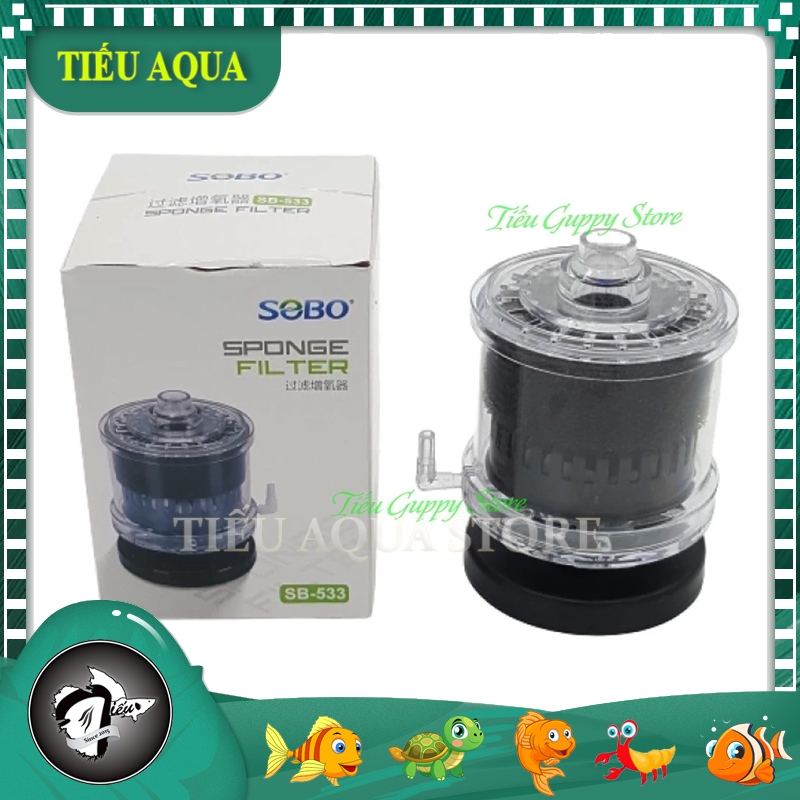 วัสดุกรอง Microbial รุ่นใหม่ Sobo Filter SB-333, SB-533