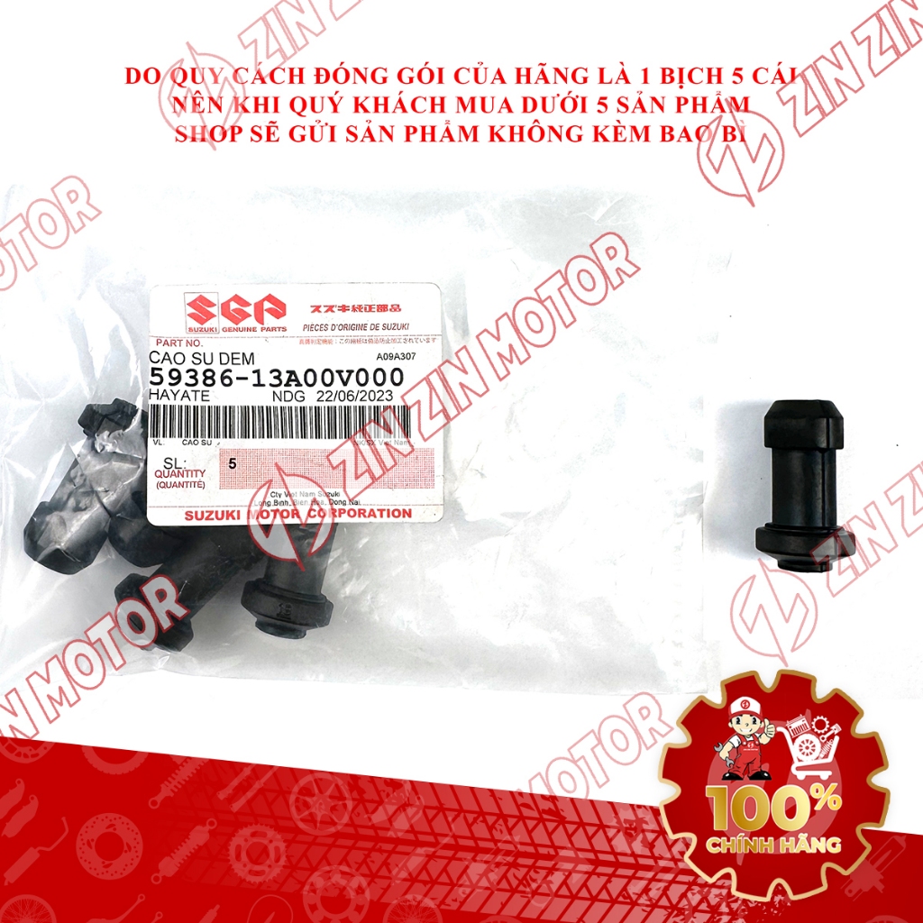 ของแท้ Suzuki GSX R150 GSX S150 Bandit 59386-13A00-000 ยางพินสไลด์เบรคหลัง