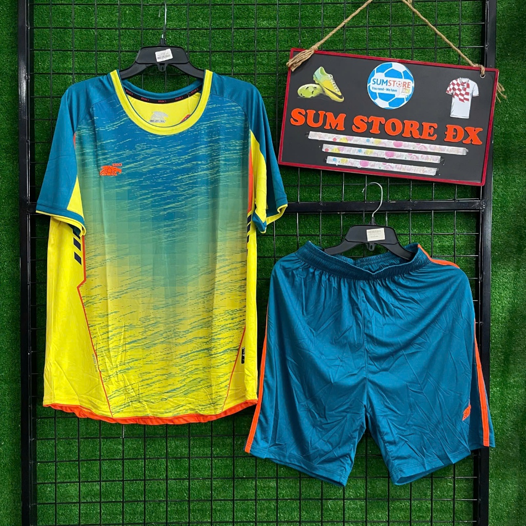 RiKi Grambo Yellow No-LoGo Soccer Gear_เสื้อผ้ากีฬาสําหรับบุรุษและสตรีรุ่นใหม่ล่าสุด