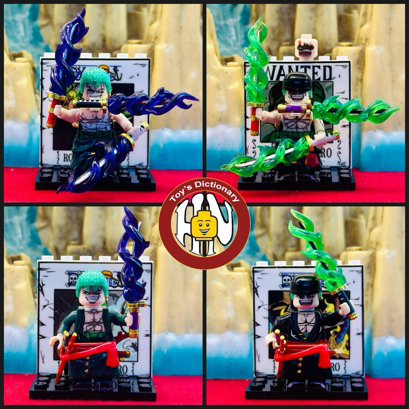 [ Assembly - Zoro ] One Piece Zoro Wano Yamato Puzzle Assembly Toy Sabo Wano รุ่น DY603-DY627