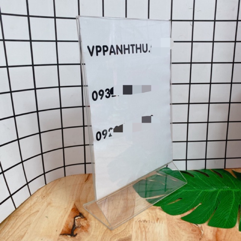 MICA MENU BOARD A5-A4 1mm THICK