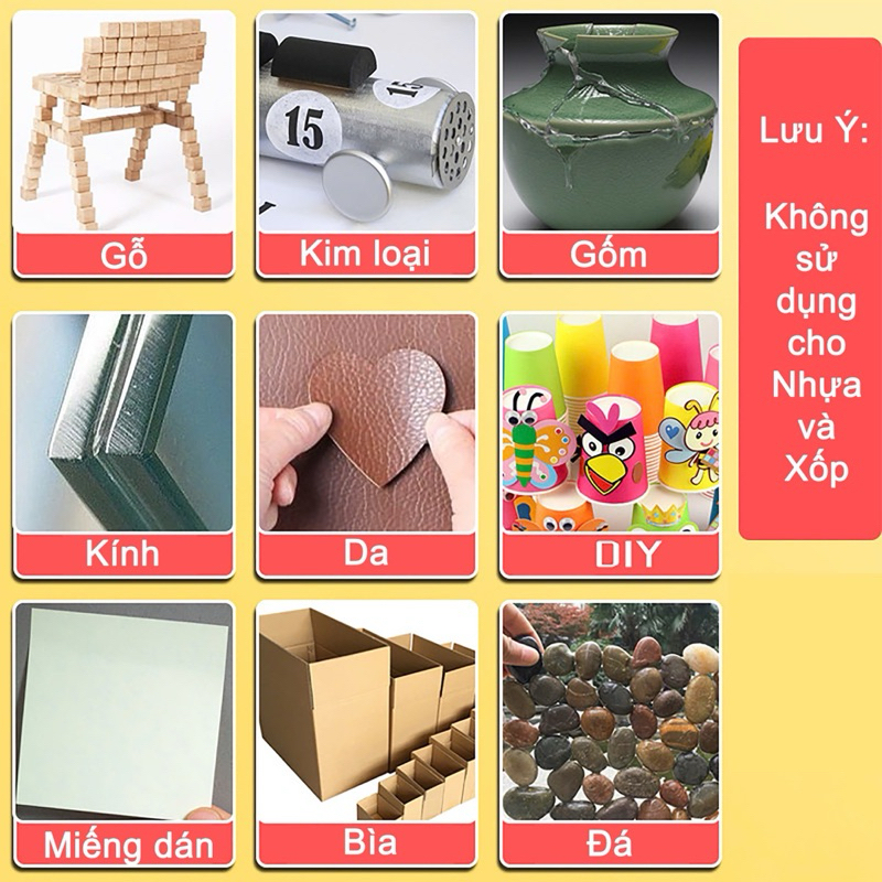 กาว UHU 35ml, กาวอเนกประสงค์ UHU - ผ้าติดกาว, ไม้, หนัง, ของทํามือพลาสติก, โมเดลบ้าน diy ติดกาว, แผ่นปิดกาวแข็งแรงเป็นพิเศษ