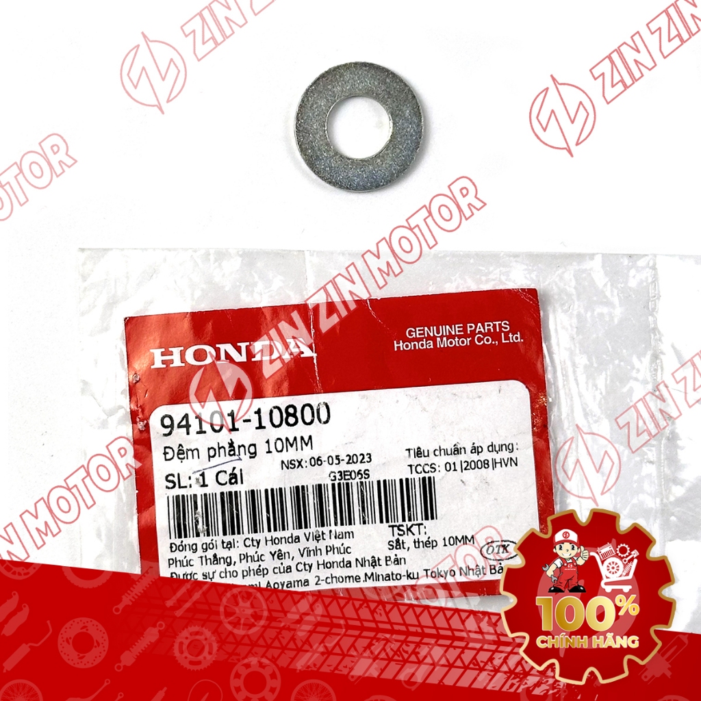 วิสัยทัศน์ 2014 - 2020 2021 2022 2023 2024 10MM Anti-Standing Flat Washer ของแท้ 94101-10800 - ZZM