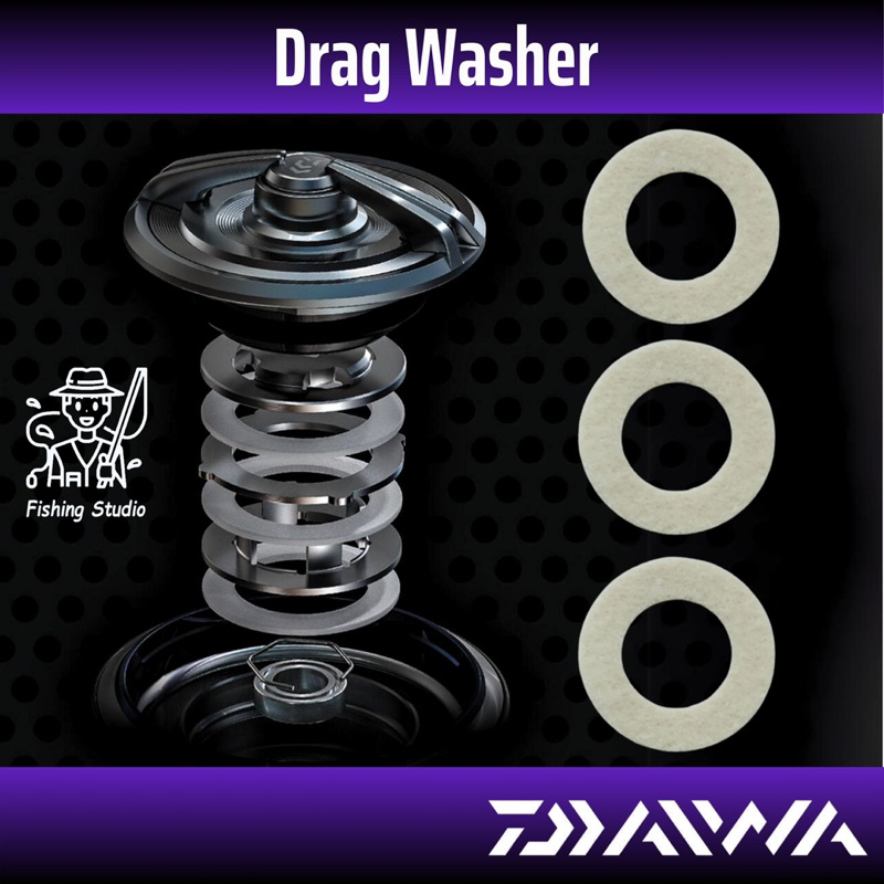 DAIWA รอกตกปลา ATD เครื่องซักผ้าเบรก - แกนเครื่องซักผ้าแบบลาก DAIWA