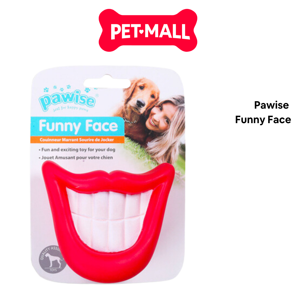 Pawise Funny Face Petmall ของเล่นปากยิ้ม