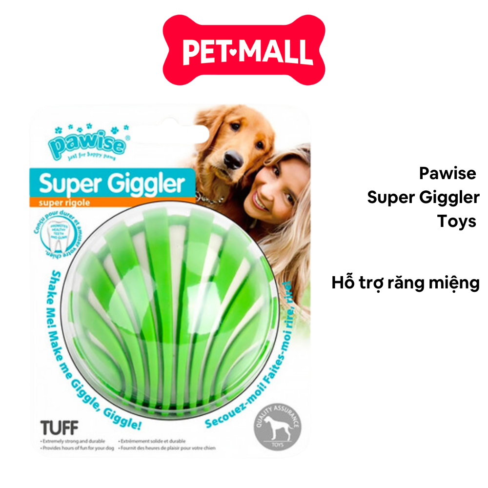 Pawise Super Giggler Ball Toy - Petmall Oral Support