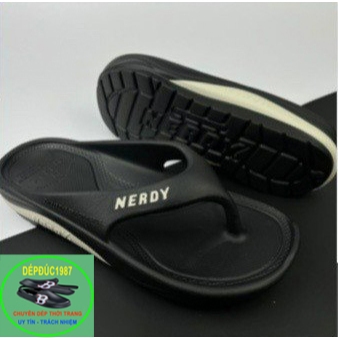 รองเท้าแตะ Nerdy สําหรับผู้ชาย - ยางขึ้นรูปเสาหิน กันน้ํา น้ําหนักเบา และสะดวกสบาย