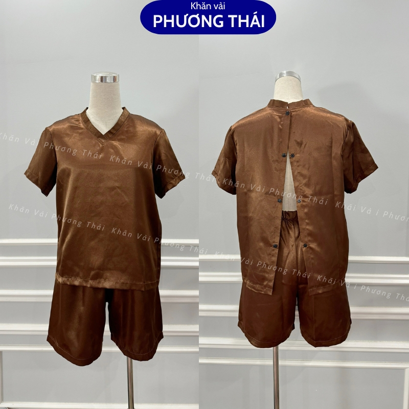 ชุดนวดและบําบัดชายและหญิง ตัด กลับ ผ้าที่ไม่ใช่ผ้าไหมเย็นเนียน เสื้อผ้าผู้ป่วย