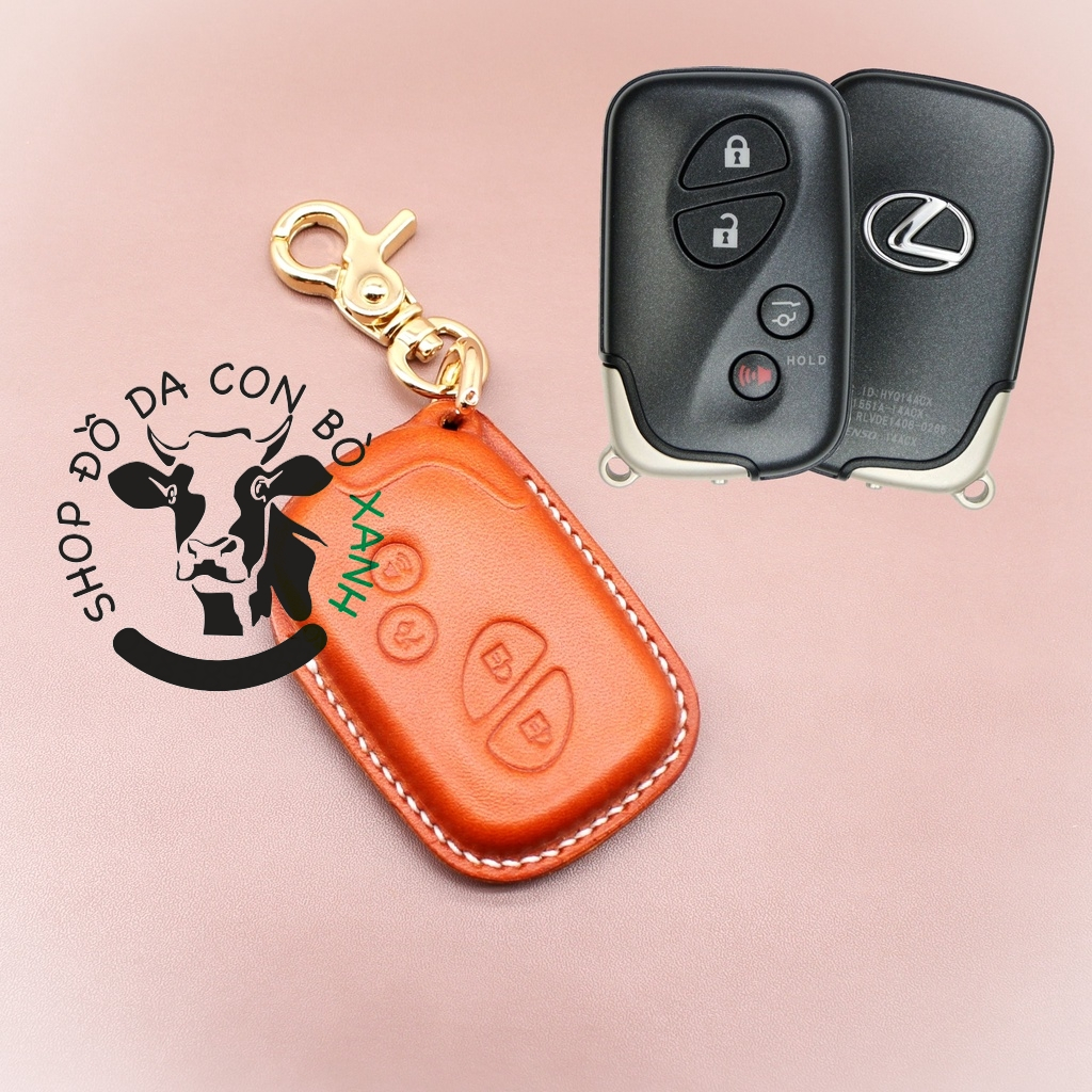 เคสกุญแจกดหนังแท้แฮนด์เมด Lexus (Lexus RX, GX, LX, ES...) 001e