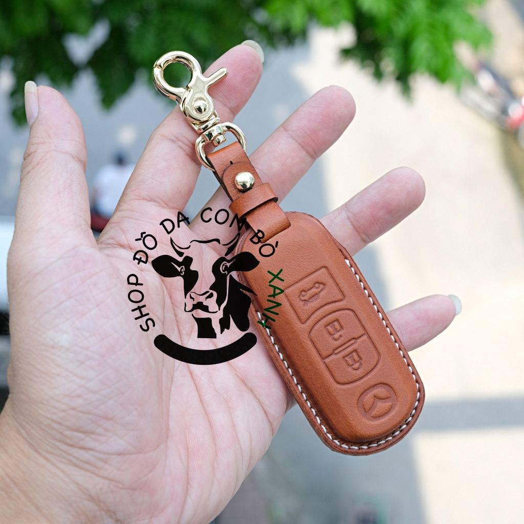 เคสกุญแจหนังแท้แฮนด์เมดสําหรับ Mazda 2, Mazda 3, Mazda 6, CX5, CX8, CX9 002e