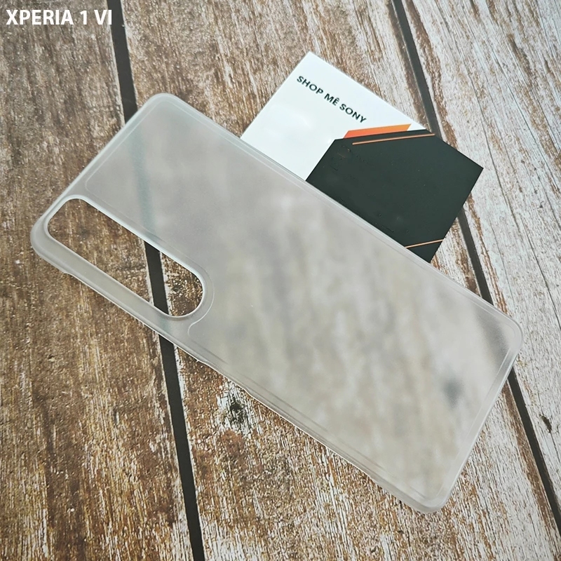 Xperia 1 VI / Xperia 10 VI - เคสแข็งเคลือบด้านป้องกันลายนิ้วมือ