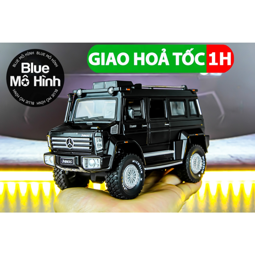 โมเดลรถ Mercedes Unimog U5000 1:28