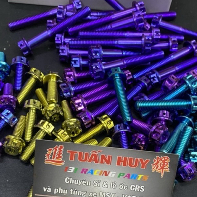 สกรูไทเทเนียม gr5 8li15 8li20 8li25 8li30 8li40 8li60 salaya probolt (ไทเทเนียม bolt เกรด 5 8x15 8x20 8x25 8x30 8x40 8x60 )