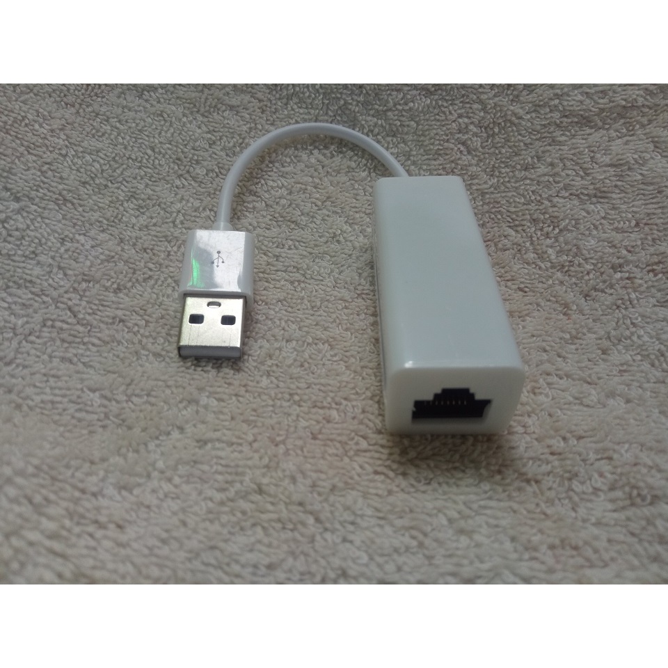 สายแปลงพอร์ต USB To Lan - USB To Lan (สีขาว)