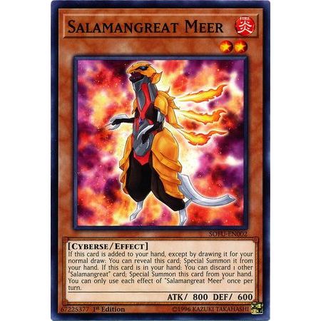 การ์ด Yugioh - TCG - Salamangreat Meer - SOFU-EN002 - ฉบับทั่วไป 1