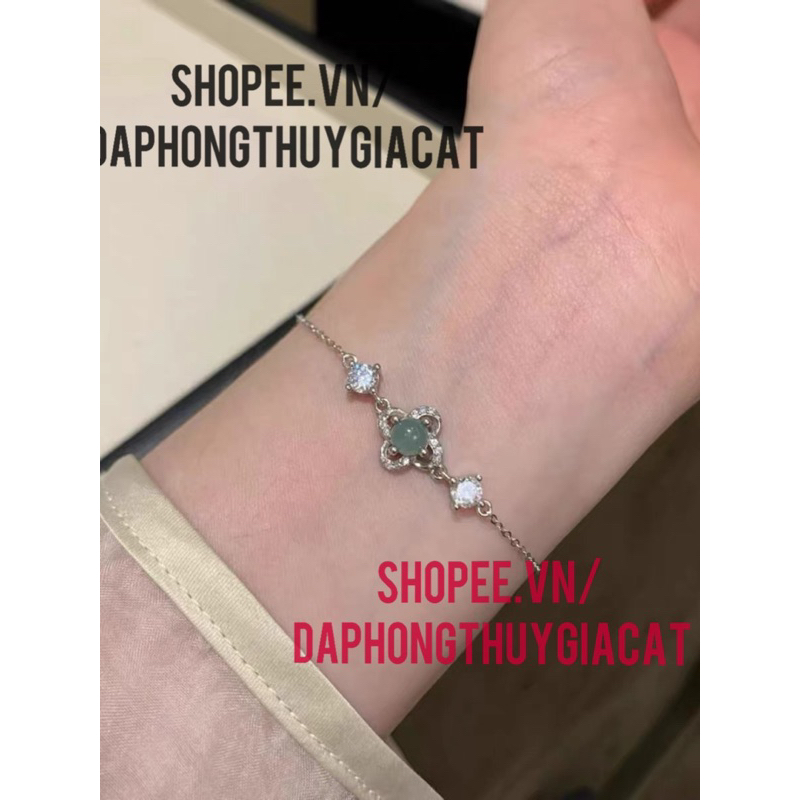 สร้อยข้อมือ Bac S925 สร้อยข้อมือผสมลําโงค Cao Bang charm 5A svip ตรวจสอบแล้ว