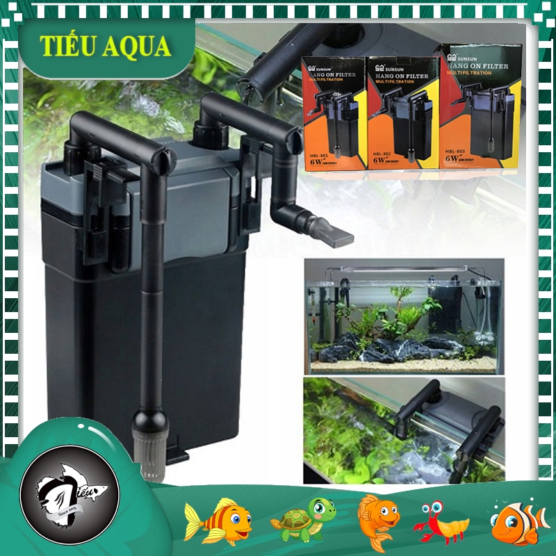 Sunsun กรองแขวน HBL-801, HBL-802, HBL-803 สําหรับพิพิธภัณฑ์สัตว์น้ําจาก 20-80 ซม. สินค้าคุณภาพ