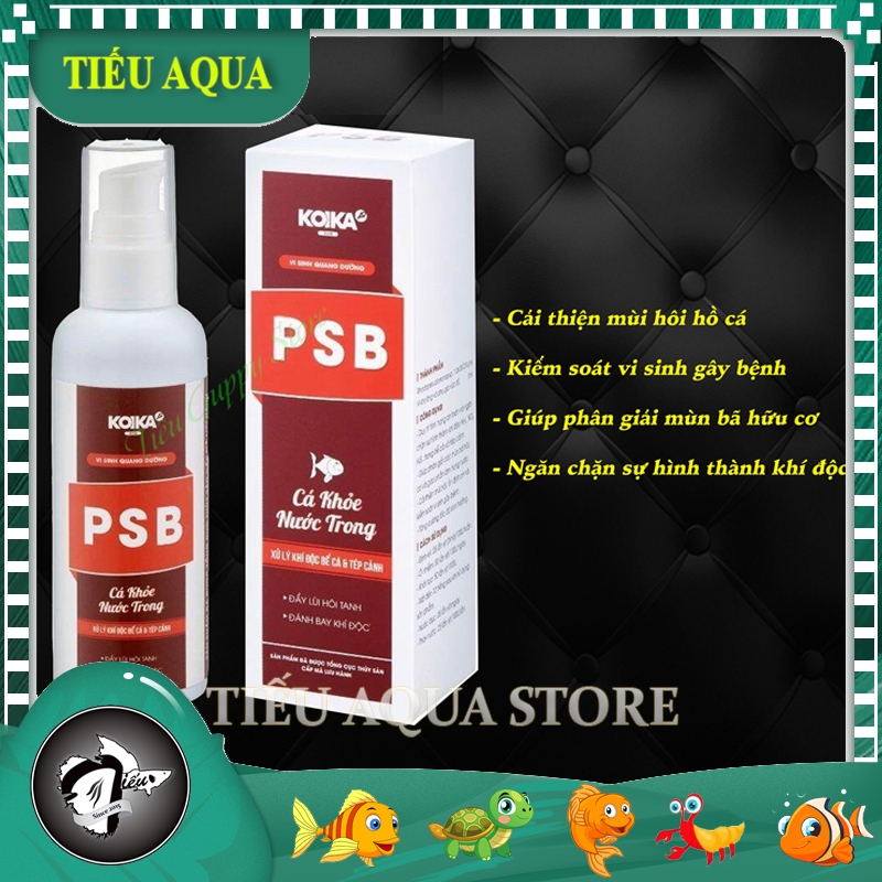 KOIKA PSB - Phototherapy Microbiology เชี่ยวชาญในการรักษาตู้ปลาที่เป็นพิษ