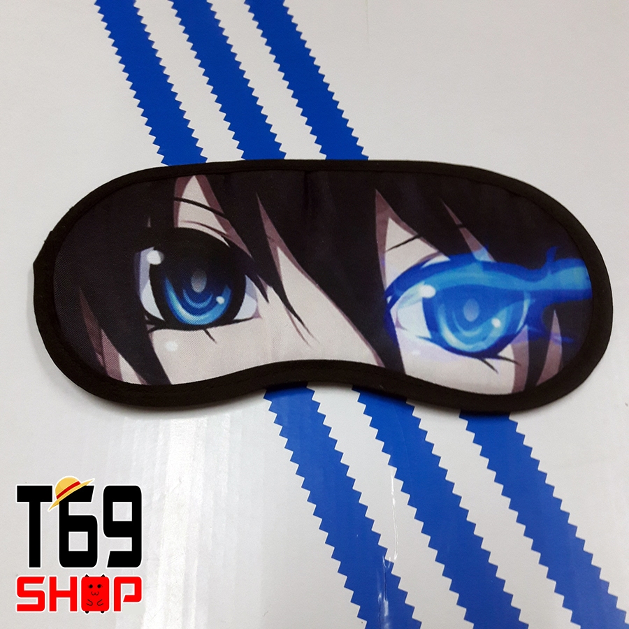 ผ้าปิดตานอนอนิเมะ Black Rock Shooter