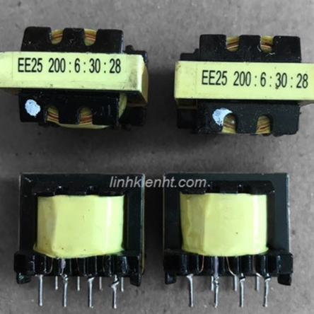 EE25 เครื่องเชื่อมแหล่งชีพจร Transformer 200:6:30:28 24V เครื่องเชื่อมหม้อแปลงไฟฟ้า